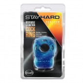 Голубое эрекционное виброкольцо Reusable 5 Function Cock Ring - Blush Novelties - в Петропавловске-Камчатском купить с доставкой