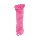 Розовая веревка для связывания Sweet Caress Rope - 10 метров - Sweet Caress - купить с доставкой в Петропавловске-Камчатском