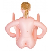 Надувная секс-кукла с реалистичной головой и поднятыми ножками - ToyFa - в Петропавловске-Камчатском купить с доставкой