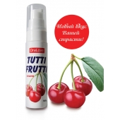 Гель-смазка Tutti-frutti с вишнёвым вкусом - 30 гр. - Биоритм - купить с доставкой в Петропавловске-Камчатском