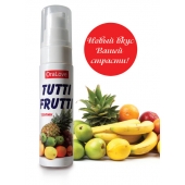 Гель-смазка Tutti-frutti со вкусом тропических фруктов - 30 гр. - Биоритм - купить с доставкой в Петропавловске-Камчатском