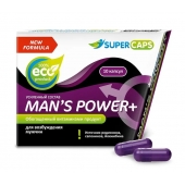 Возбуждающее средство для мужчин Mans Power plus - 10 капсул (0,35 гр.) +1 в подарок - SuperCaps - купить с доставкой в Петропавловске-Камчатском