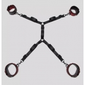 Изысканный набор фиксаций на кровати Reversible Under Mattress Restraint Set - Fifty Shades of Grey - купить с доставкой в Петропавловске-Камчатском