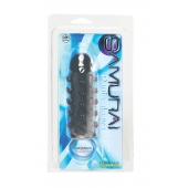 Дымчатая стимулирующая насадка с закрытой головкой SAMURAI PENIS SLEEVE BLACK - 14,5 см. - NMC - в Петропавловске-Камчатском купить с доставкой