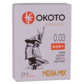 Набор из 4 презервативов OKOTO MegaMIX - Sitabella - купить с доставкой в Петропавловске-Камчатском