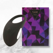 Черное эрекционное виброкольцо Thor Cockring - FeelzToys - в Петропавловске-Камчатском купить с доставкой