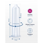 Презервативы MY.SIZE размер 64 - 10 шт. - My.Size - купить с доставкой в Петропавловске-Камчатском