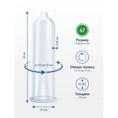 Презервативы MY.SIZE размер 47 - 3 шт. - My.Size - купить с доставкой в Петропавловске-Камчатском