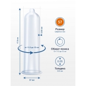 Презервативы MY.SIZE размер 57 - 3 шт. - My.Size - купить с доставкой в Петропавловске-Камчатском