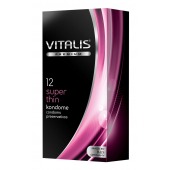 Ультратонкие презервативы VITALIS PREMIUM super thin - 12 шт. - Vitalis - купить с доставкой в Петропавловске-Камчатском