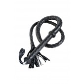 Длинный кожаный кнут с хлопушками на конце - ToyFa - купить с доставкой в Петропавловске-Камчатском