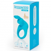 Голубое эрекционное виброкольцо Happy Rabbit Rechargeable Rabbit Cock Ring - Happy Rabbit - в Петропавловске-Камчатском купить с доставкой