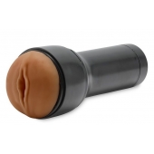 Коричневый мастурбатор-вагина Feel Stroker - Kiiroo - в Петропавловске-Камчатском купить с доставкой