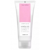 Смазка на водной основе Mixgliss Sweet с ароматом бабл-гам - 70 мл. - Mixgliss - купить с доставкой в Петропавловске-Камчатском