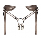 Бронзовый пояс для насадок Desirous Harness - Strap-on-me - купить с доставкой в Петропавловске-Камчатском
