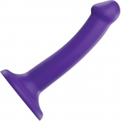 Фиолетовый фаллоимитатор-насадка Strap-On-Me Dildo Dual Density size S - 17 см. - Strap-on-me - купить с доставкой в Петропавловске-Камчатском