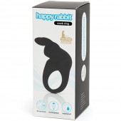 Черное эрекционное виброкольцо Happy Rabbit Rechargeable Rabbit Cock Ring - Happy Rabbit - в Петропавловске-Камчатском купить с доставкой