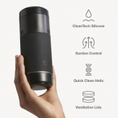 Черный мастурбатор с контролем всасывания Arcwave Pow Stroker - Arcwave - в Петропавловске-Камчатском купить с доставкой