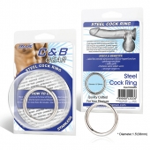 Стальное эрекционное кольцо STEEL COCK RING - 4.5 см. - BlueLine - в Петропавловске-Камчатском купить с доставкой
