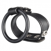 Двойное кольцо выносливости на пенис DUAL STAMINA RING - BlueLine - в Петропавловске-Камчатском купить с доставкой