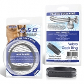 Кольцо на пенис из искусственной кожи на липучке VELCRO COCK RING - 5 см. - BlueLine - в Петропавловске-Камчатском купить с доставкой