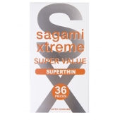 Ультратонкие презервативы Sagami Xtreme Superthin - 36 шт. - Sagami - купить с доставкой в Петропавловске-Камчатском