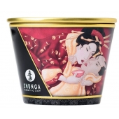 Массажная  свеча Sparkling Strawberry Wine с ароматом клубничного вина - 170 мл. - Shunga - купить с доставкой в Петропавловске-Камчатском