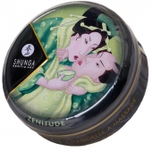 Массажная свеча Exotic Green Tea с ароматом зелёного чая - 30 мл. - Shunga - купить с доставкой в Петропавловске-Камчатском