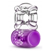 Фиолетовое эрекционное виброкольцо Pleaser Rechargeable C-Ring - Blush Novelties - в Петропавловске-Камчатском купить с доставкой
