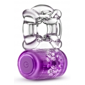 Фиолетовое эрекционное виброкольцо One Night Stand Vibrating C-Ring - Blush Novelties - в Петропавловске-Камчатском купить с доставкой