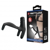 Черная вибронасадка на пенис Vibrating Penis Sling - Baile - в Петропавловске-Камчатском купить с доставкой
