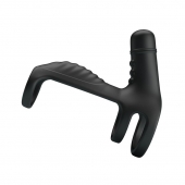 Черная вибронасадка на пенис Vibrating Penis Sling - Baile - в Петропавловске-Камчатском купить с доставкой