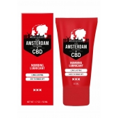 Пролонгирующий лубрикант Numbing CBD from Amsterdam - 50 мл. - Shots Media BV - купить с доставкой в Петропавловске-Камчатском