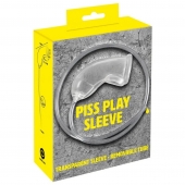 Прозрачная насадка на пенис Piss Play Sleeve для игр с мочеиспусканием - Orion - купить с доставкой в Петропавловске-Камчатском