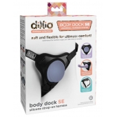 Черные трусики для страпона Body Dock SE на регулируемых ремнях - Pipedream - купить с доставкой в Петропавловске-Камчатском