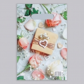 Полиэтиленовый пакет  Подарочек  с вырубной усиленной ручкой - 20 х 30 см. - Сима-Ленд - купить с доставкой в Петропавловске-Камчатском