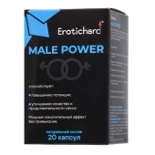 Капсулы для мужчин Erotichard male power - 20 капсул (0,370 гр.) - Erotic Hard - купить с доставкой в Петропавловске-Камчатском