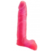 Розовая насадка-фаллос для трусиков Harness - 16,5 см. - LOVETOY (А-Полимер) - купить с доставкой в Петропавловске-Камчатском
