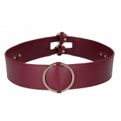 Бордовый ремень Halo Waist Belt - размер L-XL - Shots Media BV - купить с доставкой в Петропавловске-Камчатском