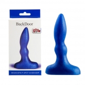 Синий анальный стимулятор Beginners p-spot massager - 11 см. - Lola Games - в Петропавловске-Камчатском купить с доставкой