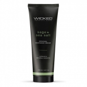 Массажный легкий крем WICKED Sage plus Sea Salt - 120 мл. - Wicked - купить с доставкой в Петропавловске-Камчатском