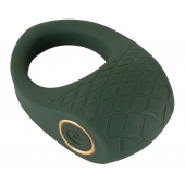 Зеленое эрекционное виброкольцо Luxurious Vibro Cock Ring - Orion - в Петропавловске-Камчатском купить с доставкой