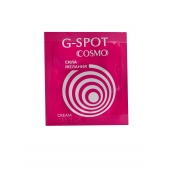 Стимулирующий интимный крем для женщин Cosmo G-spot - 2 гр. - Биоритм - купить с доставкой в Петропавловске-Камчатском