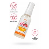 Съедобная гель-смазка Yovee «Двойной соблазн» с Д-пантенолом и вкусом клубники и дыни - 50 мл. - ToyFa - купить с доставкой в Петропавловске-Камчатском