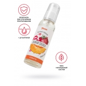 Съедобная гель-смазка Yovee «Двойной соблазн» с Д-пантенолом и вкусом клубники и дыни - 100 мл. - ToyFa - купить с доставкой в Петропавловске-Камчатском