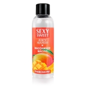 Массажное масло Sexy Sweet Juicy Mango с феромонами и ароматом манго - 75 мл. - Биоритм - купить с доставкой в Петропавловске-Камчатском