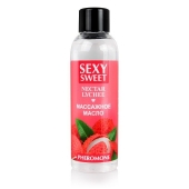 Массажное масло Sexy Sweet Nectar Lychee с феромонами и ароматом личи - 75 мл. - Биоритм - купить с доставкой в Петропавловске-Камчатском