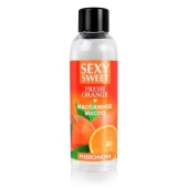 Массажное масло Sexy Sweet Fresh Orange с ароматом апельсина и феромонами - 75 мл. - Биоритм - купить с доставкой в Петропавловске-Камчатском