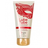 Интимный гель на водной основе Lube Tube Hot с разогревающим эффектом - 150 мл. - ORGIE - купить с доставкой в Петропавловске-Камчатском