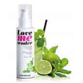 Съедобное согревающее массажное масло Love Me Tender Mojito с ароматом мохито - 100 мл. - Love to Love - купить с доставкой в Петропавловске-Камчатском